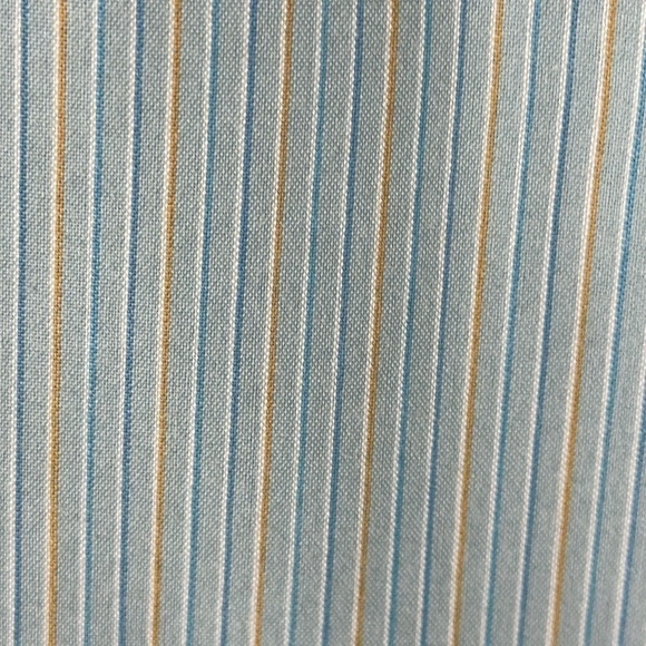 Quiksilver Button Front Short Sleeve Camp Shirt Men's L Blue Striped Outdoors - Picture 6 of 13